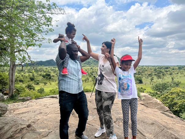 Walking through the Aburi Botanical Gardens