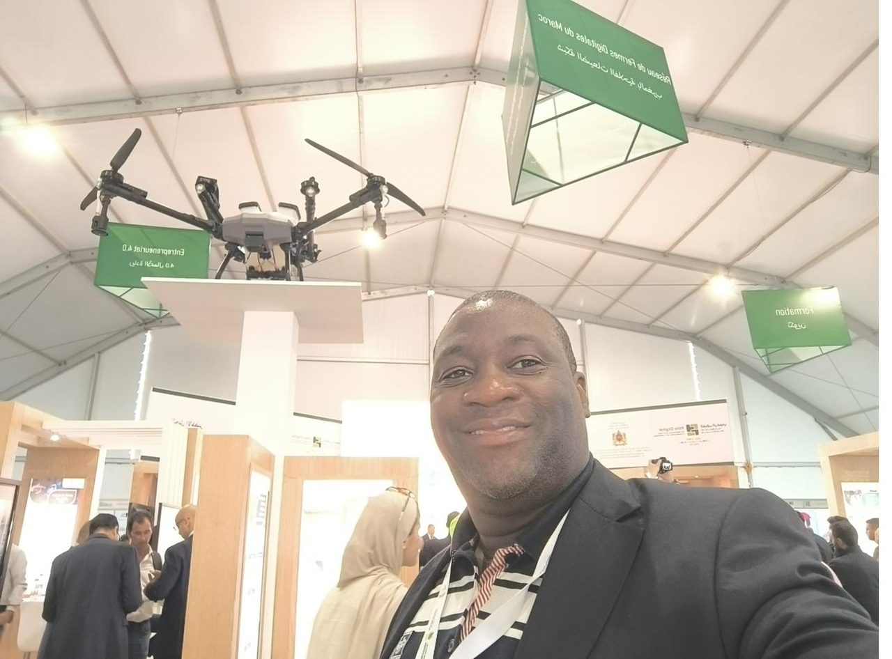 Visiting an agricultural technology and innovation exhibition