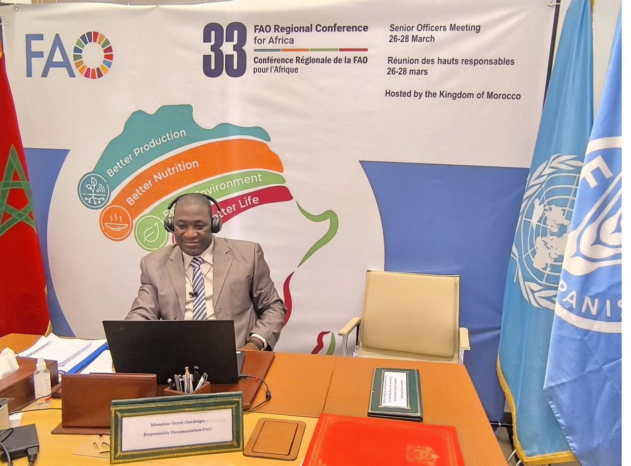 At the Senior Officers' Meeting of the FAO Regional Conference for Africa